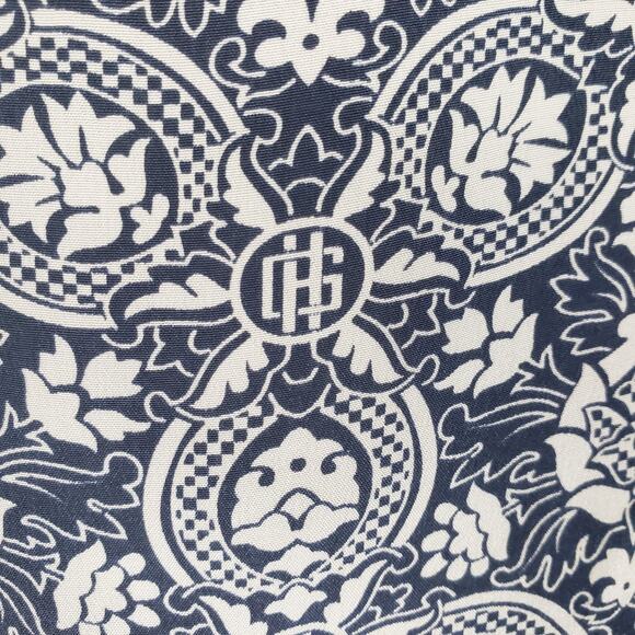 Gold Hawk Silk Print Shirt Dress - XS - Picture 4 of 6